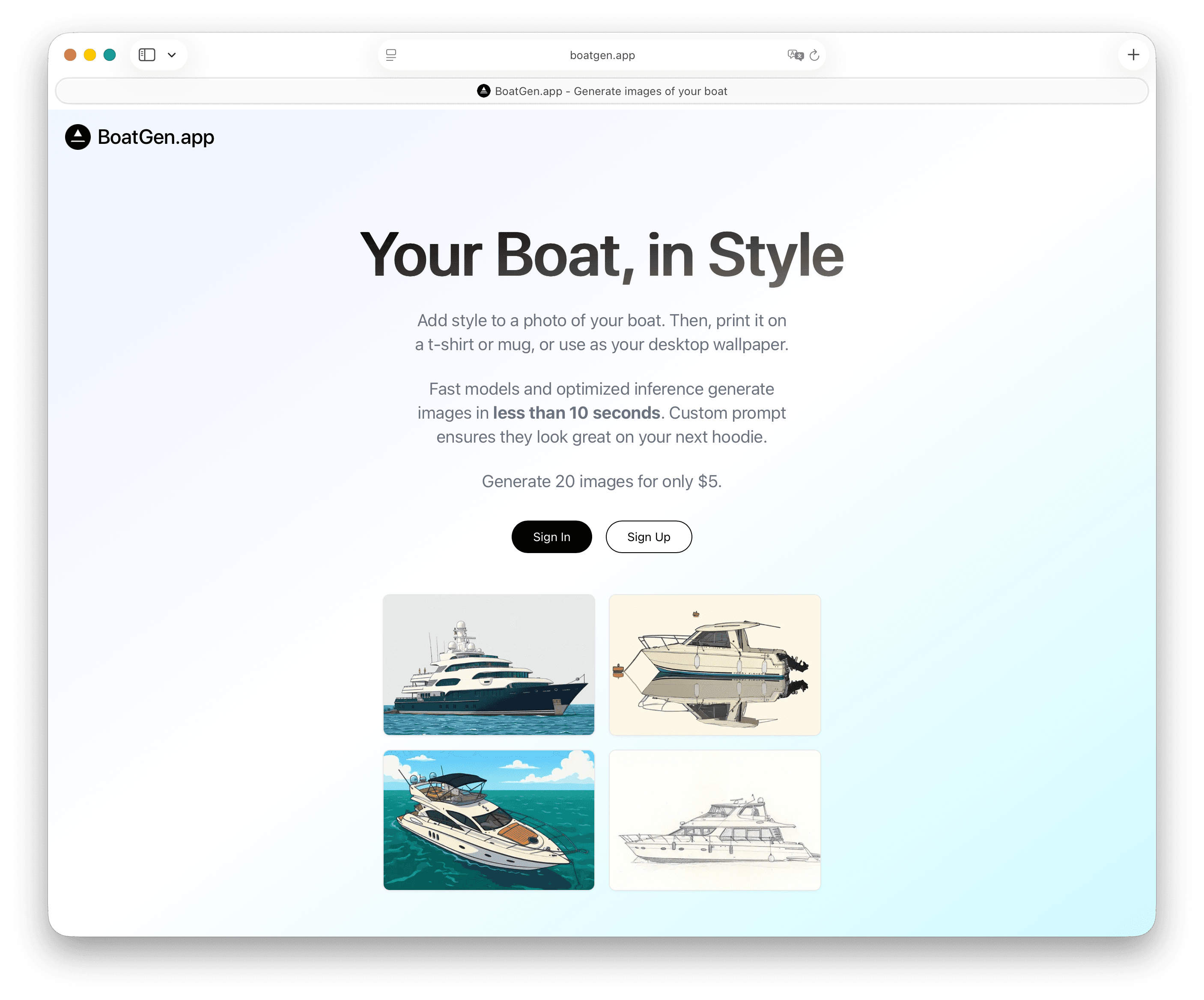 Boat project showcase